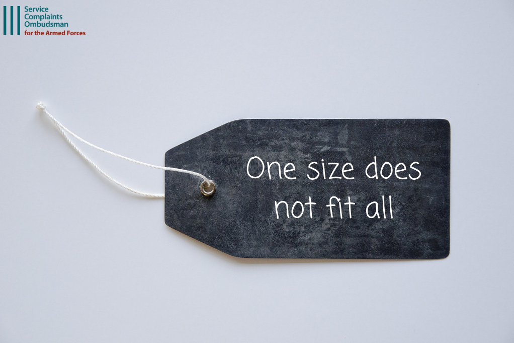 One size does not fit all