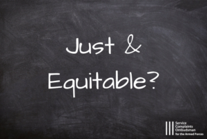 Just and equitable?