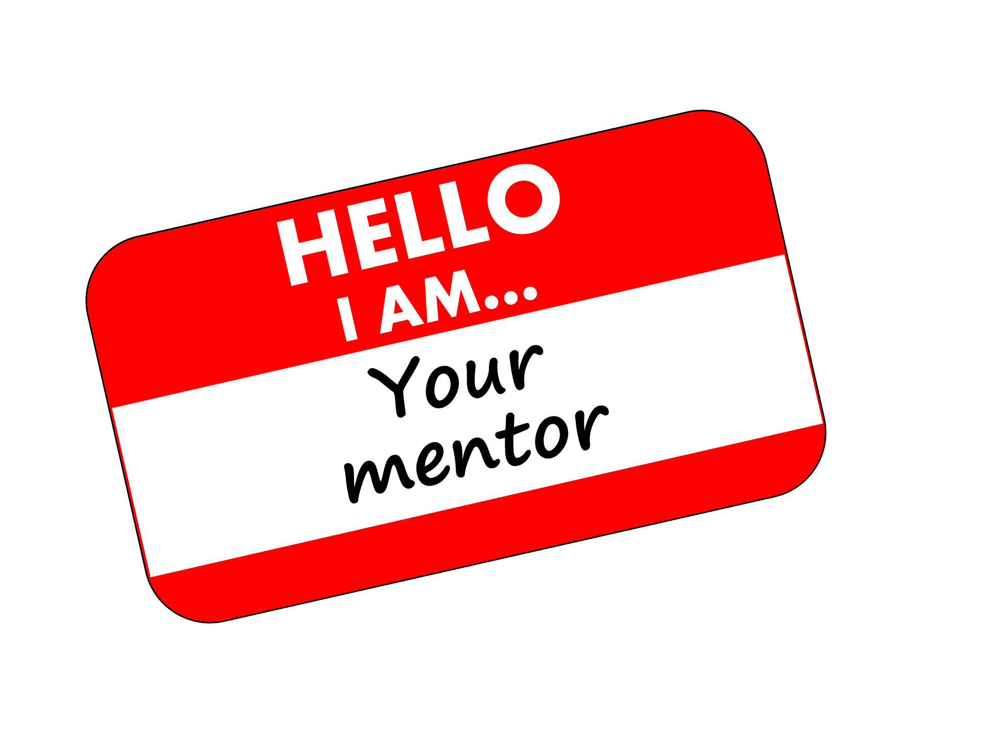 Hello I am your mentor badge image
