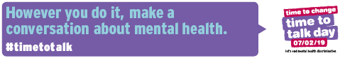 However you do it, make a conversation about mental health